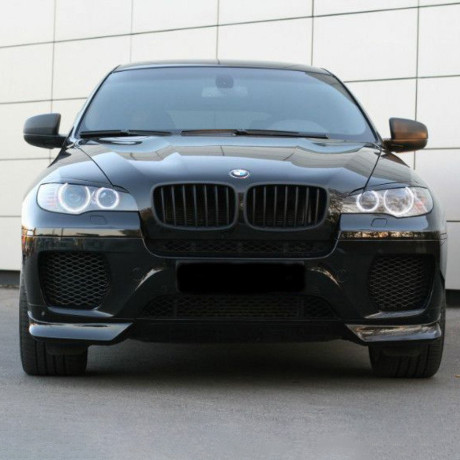 Клыки на передний бампер "GT" для BMW X6 купить недорого с доставкой в Омск
