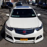 Вставка между клыками переднего бампера Modulo для Honda Accord (VIII gen)(2008-2013) купить недорого с доставкой в Омск