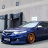 Вставка между клыками переднего бампера Modulo для Honda Accord (VIII gen)(2008-2013) купить недорого с доставкой в Омск