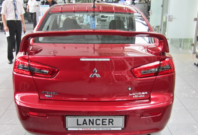 Аэродинамический рассекатель (накладка на крышу) "Zodiak Generator" для Mitsubishi Lancer X купить недорого с доставкой в Омск