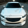 Сплиттер переднего бампера под клыки №2 "Lite Style" для Mazda 6 (2013-н.в.) купить недорого с доставкой в Омск
