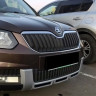 Зимний экран нижний, (под покраску) для Skoda Yeti Outdoor (2013-2018) купить недорого с доставкой в Омск