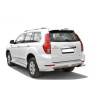 Защита заднего бампера «Уголки» (d63.5) Haval H9(Нерж. Сталь) купить недорого с доставкой в Омск