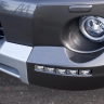 Накладка (юбка) переднего бампера "Broomer Design" (Без ДХЛ) для Mitsubishi Pajero IV (2006-2015) купить недорого с доставкой в Омск