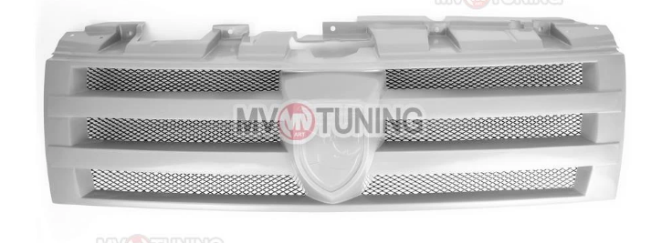 Решетка радиатора (под логотип) "Broomer Design" var №2 для Mitsubishi Pajero 4 (2006-2015) купить недорого с доставкой в Омск