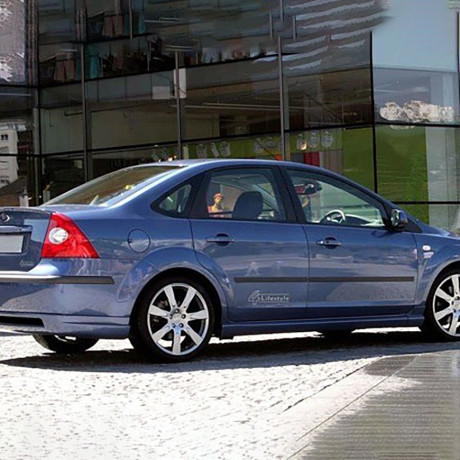 Накладки на пороги "MS" для Ford Focus 2 (2004-2011) купить недорого с доставкой в Омск