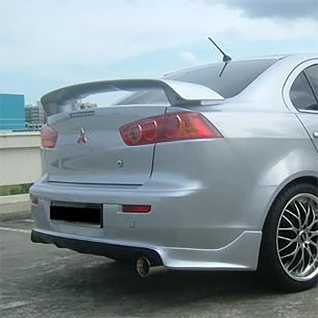 Накладка (юбка) заднего бампера "Zodiak" var №1 для Mitsubishi Lancer X (2007-2016) купить недорого с доставкой в Омск