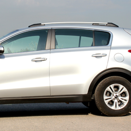 Рейлинги для Kia Sportage (2016-2022) Серебристый пластик купить недорого с доставкой в Омск