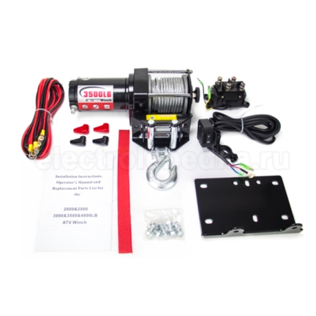 Лебедка для квадроцикла "Master Winch" PM3500, электрическая, 12В купить недорого с доставкой в Омск