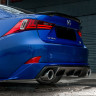 Диффузор заднего бампера №1 (с килями) для Lexus IS III (с 2013-2022) купить недорого с доставкой в Омск