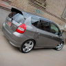 Накладка на задний бампер "Modulo" для Honda Fit GD купить недорого с доставкой в Омск
