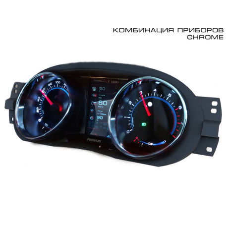 Комбинация приборов GF 890 PH2 (хром) для L@DA L@ЯGUS FL, Nissan Terrano III, Renault Dokker, Duster II, Logan II,Sandero II купить недорого с доставкой в Омск