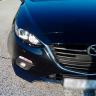 Накладки (клыки) на передний бампер "Самурай" для Mazda 3 (2013-2019) купить недорого с доставкой в Омск