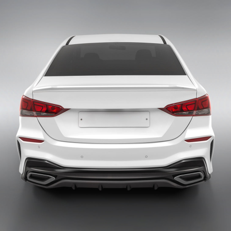 Бампер задний "Quant" для Hyundai Solaris (2017-2020) купить недорого с доставкой в Омск