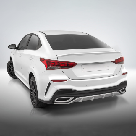 Бампер задний "Quant" для Hyundai Solaris (2017-2020) купить недорого с доставкой в Омск