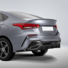 Бампер задний "Quant" для Hyundai Solaris (2017-2020) купить недорого с доставкой в Омск