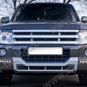 Накладки на фары (реснички) для Mitsubishi Pajero 4 (2006-2015) купить недорого с доставкой в Омск