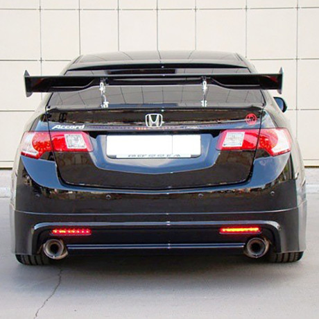 Накладка (юбка) заднего бампера "Mugen Style" для Honda Accord VIII (2008-2013) купить недорого с доставкой в Омск