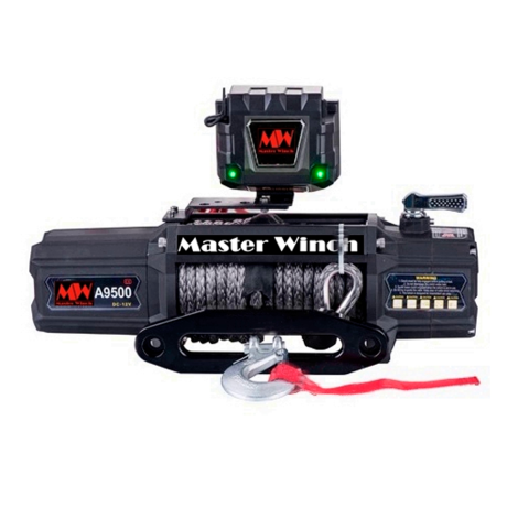 Автомобильная лебедка "Master Winch" А9500S, электрическая с синтетическим тросом, 12В купить недорого с доставкой в Омск