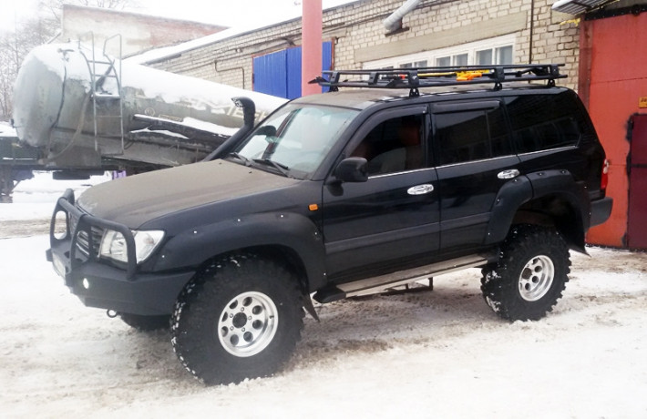 Расширители арок стеклопластиковые на Toyota Land Cruiser 100 (6кг) купить недорого с доставкой в Омск