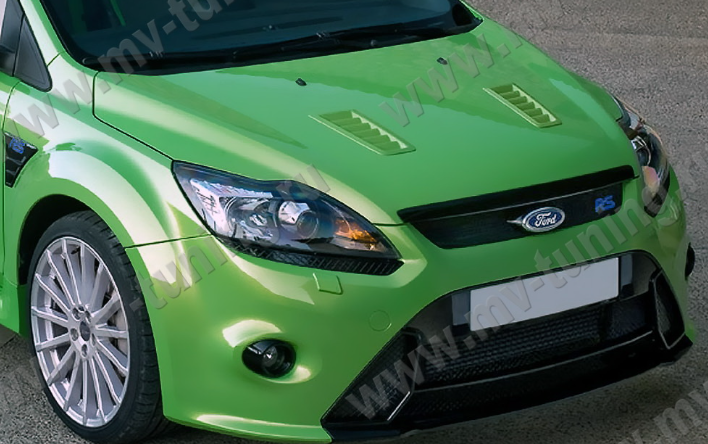 Жабры на капот в стиле "Focus RS" для Ford Focus 2 (2004-2011) купить недорого с доставкой в Омск
