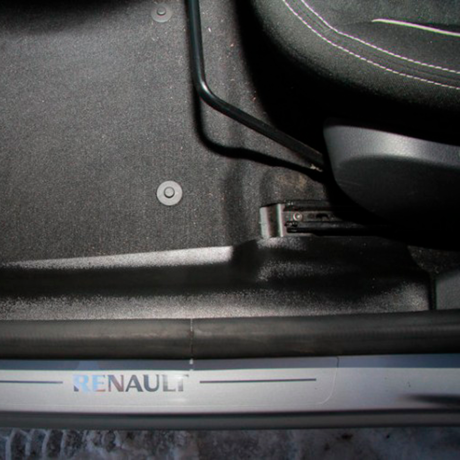 накладки на ковролин передние для renault sandero 2 (2014-2018 г.в.), renault logan ii с 2014 г.в., l@da XR@Y купить недорого с доставкой в Омск