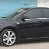 Накладки на пороги "ICС" для Ford Focus 2 (седан, хэтчбек 3-5D)(2004-2011) купить недорого с доставкой в Омск