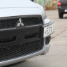 Воздуховоды радиатора в передний бампер (Цельные) var №2 для Mitsubishi Lancer X (2007-2010) купить недорого с доставкой в Омск