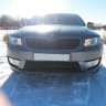 Вставки переднего бампера в стиле "RS" для Skoda Octavia III A7 (2013-2016) купить недорого с доставкой в Омск