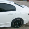 Лип спойлер для Honda Civic 4D (2006-2012) купить недорого с доставкой в Омск