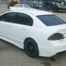 Лип спойлер для Honda Civic 4D (2006-2012) купить недорого с доставкой в Омск
