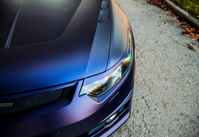 Капот пластиковый "Agressive Air" var №3 для Honda Accord VIII (2008-2013) купить недорого с доставкой в Омск