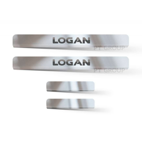 Накладки в проем дверей (4шт) (НПС) RENAULT Logan (2014-н.в.) купить недорого с доставкой в Омск