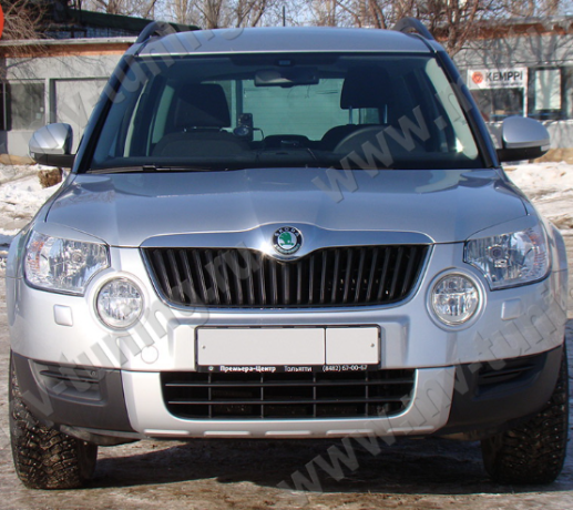 Накладки на фары (реснички) для Skoda Yeti (2009-2012) купить недорого с доставкой в Омск