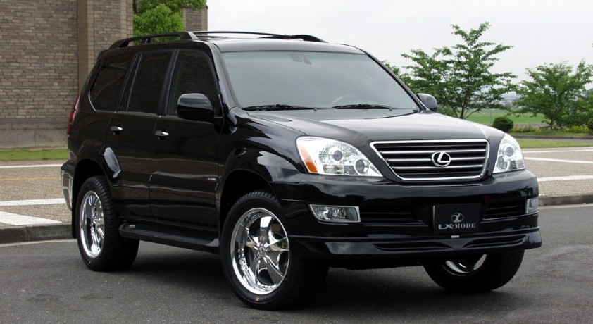Накладка на передний бампер "Lx-Mode" Lexus GX 470 купить недорого с доставкой в Омск