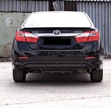 Диффузор заднего бампера var №1 (под окраску) для Toyota Camry XV50 (2012-2014) купить недорого с доставкой в Омск
