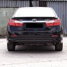 Диффузор заднего бампера var №1 (под окраску) для Toyota Camry XV50 (2012-2014) купить недорого с доставкой в Омск