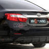 Диффузор заднего бампера var №1 (под окраску) для Toyota Camry XV50 (2012-2014) купить недорого с доставкой в Омск