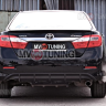 Диффузор заднего бампера var №1 (под окраску) для Toyota Camry XV50 (2012-2014) купить недорого с доставкой в Омск