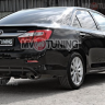 Диффузор заднего бампера var №1 (под окраску) для Toyota Camry XV50 (2012-2014) купить недорого с доставкой в Омск