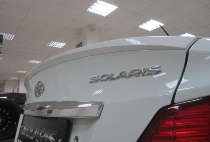 Лип-спойлер для Hyundai Solaris (2010-2016) купить недорого с доставкой в Омск