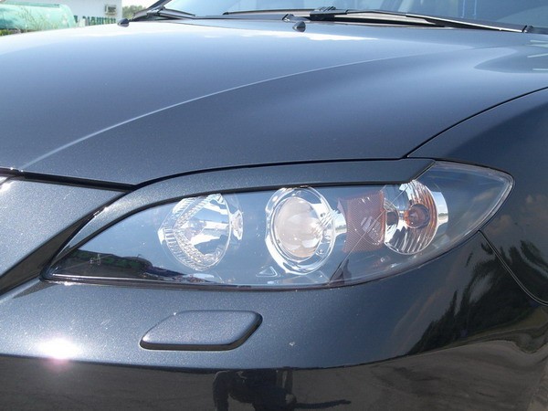 Накладки на фары (реснички) для Mazda 3 Sedan (2004-2009) купить недорого с доставкой в Омск