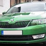 Спойлер переднего бампера (под покраску) для Skoda Rapid (2012-н.в.) купить недорого с доставкой в Омск