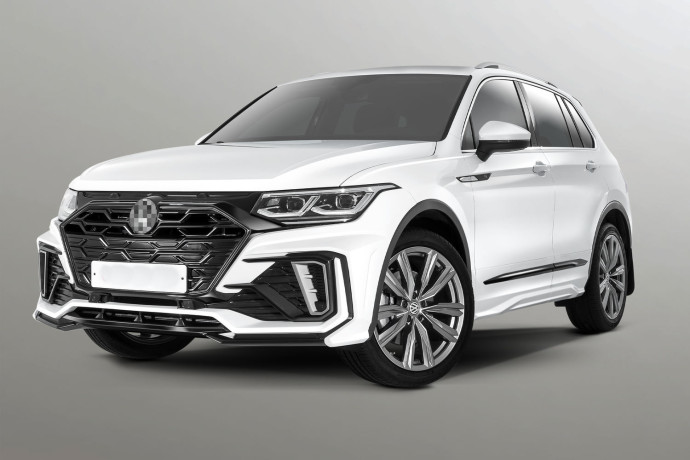 Накладки на двери Volkswagen Tiguan (2020-н.в.) купить недорого с доставкой в Омск