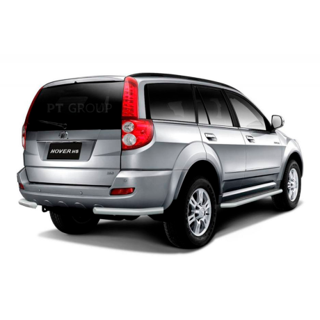 Защита заднего бампера угловая d63мм ИСКРА (ППК) GREAT WALL Hover H5 (2011-н.в.) купить недорого с доставкой в Омск